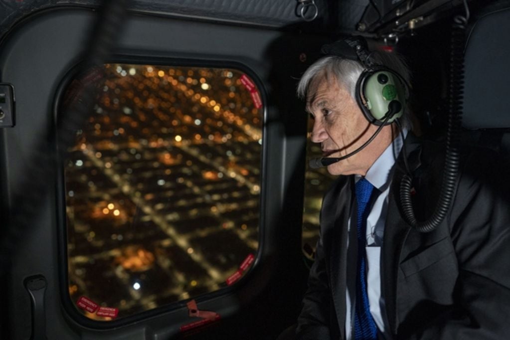 El día en que el expresidente Sebastián Piñera aprendió a pilotar un helicóptero