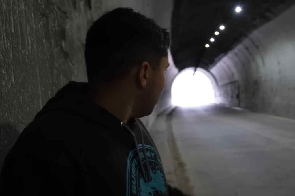 Youtuber dio cuenta de uno de los túneles más peligrosos del país.