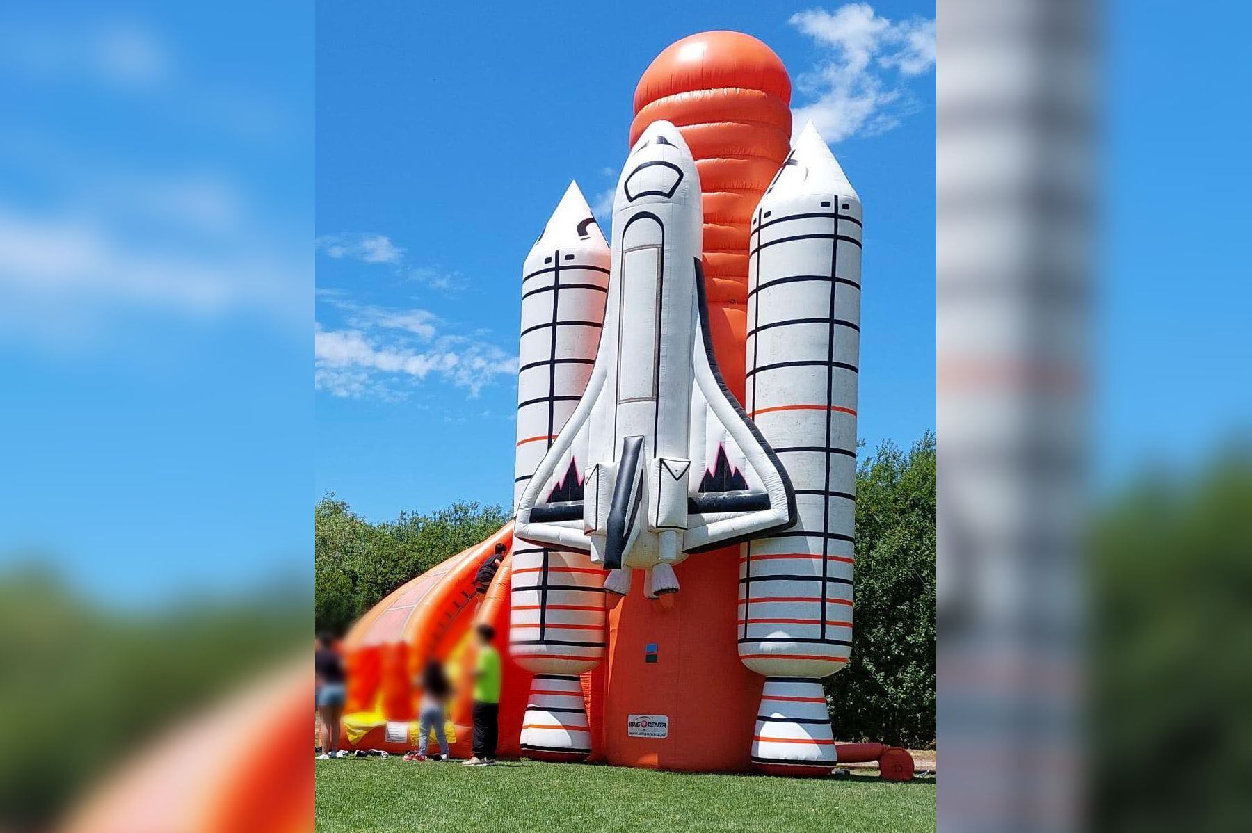 Accidente niño juego inflable Arauco