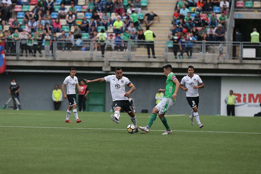 AUDAX ITALIANO vs COLO COLO, POR LA VIGESIMO SEPTIMA FECHA DEL CAMPEONATO SCOTIABANK 2018. EMPATARON A 1-1 EN EL ESTADIO BICENTENARIO DE LA FLORIDA.