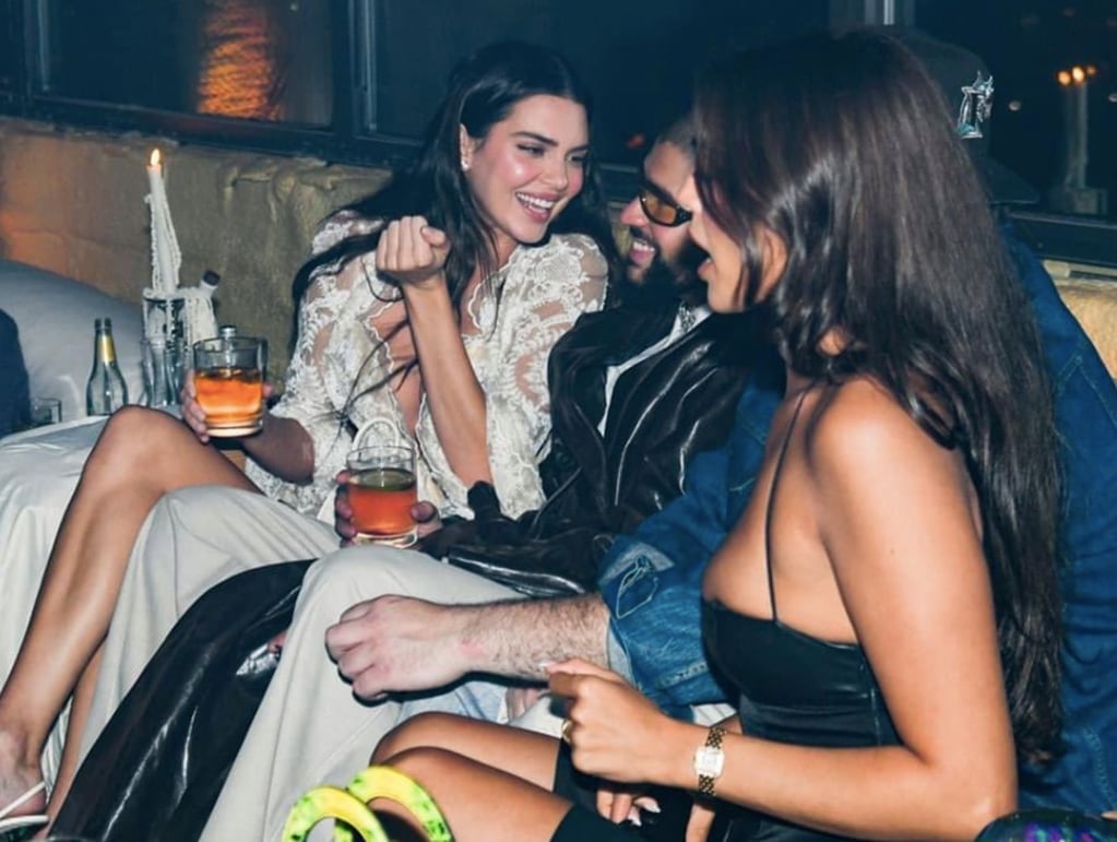 Kendall Jenner y Bad Bunny en el after party de Met Gala.