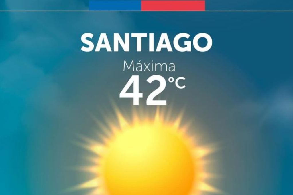 ¿42 grados en Santiago? La fallida advertencia del Gobierno que borraron rápidamente