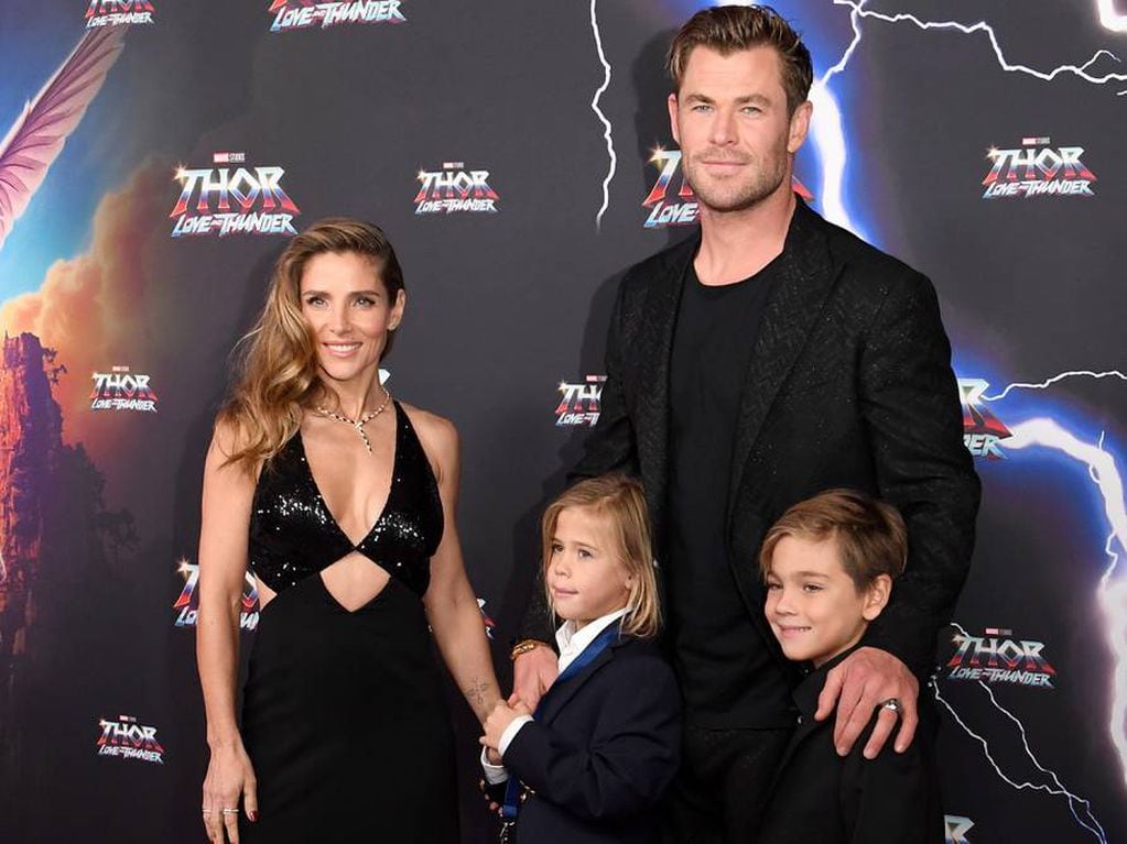 Chris Hemsworth y su familia
