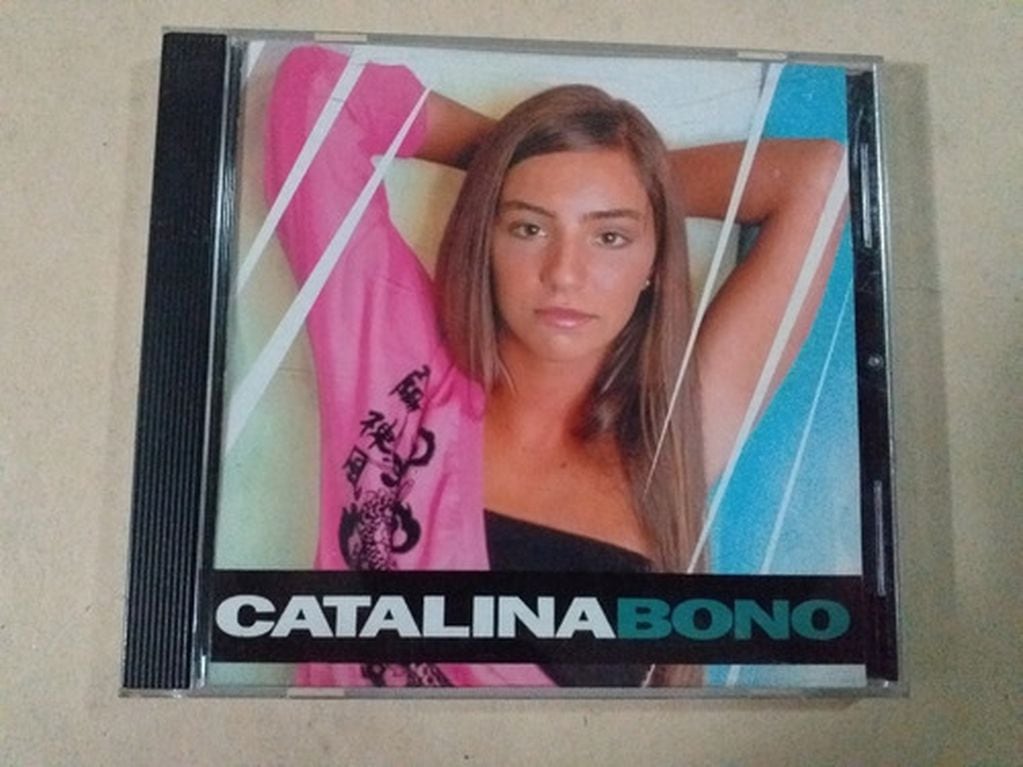 Catalina Bono y su primer disco musical.