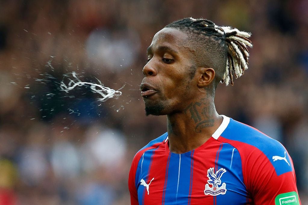 Crystal Palace's Wilfried Zaha
during English Premier League between Crystal Palace and Norwich City at Selhurst Park Stadium , London, England on 28 September  2019



 (Photo by Action Foto Sport/NurPhoto via Getty Images)