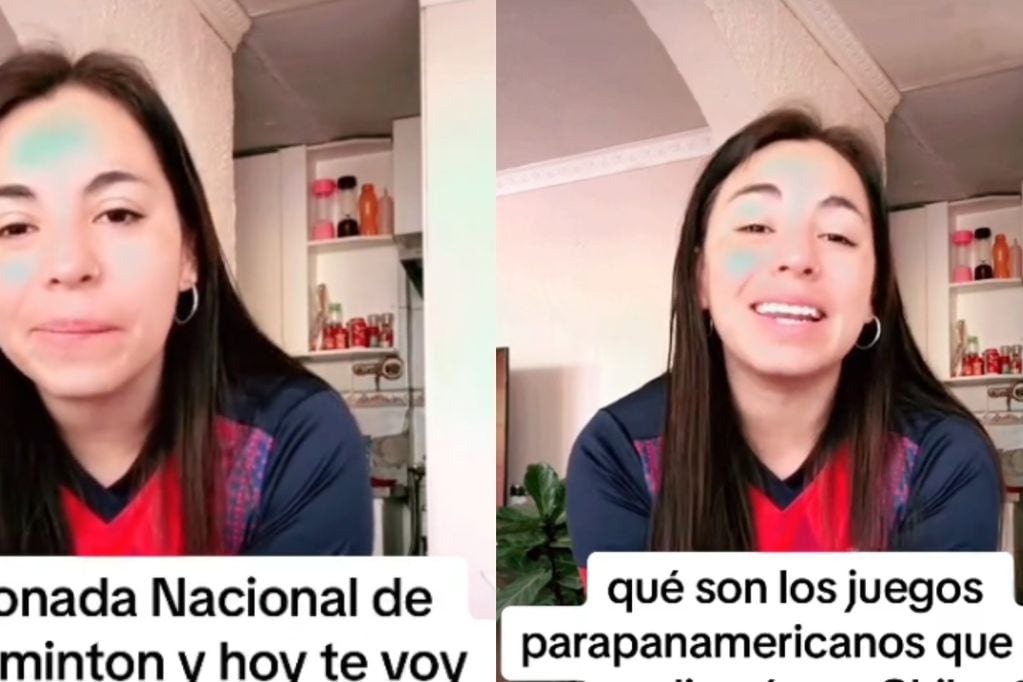 Daniela Zapata, seleccionada de chilena de para bádminton.