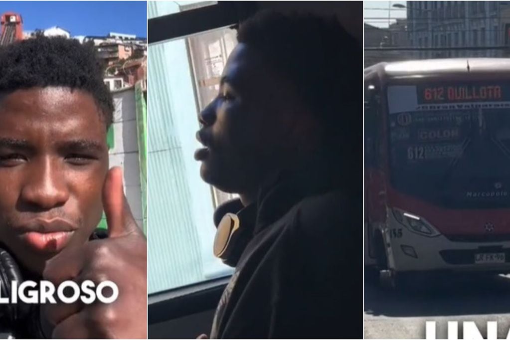 Tiktoker se hace viral por su hilarante relato de su viaje en micro en Valparaíso
