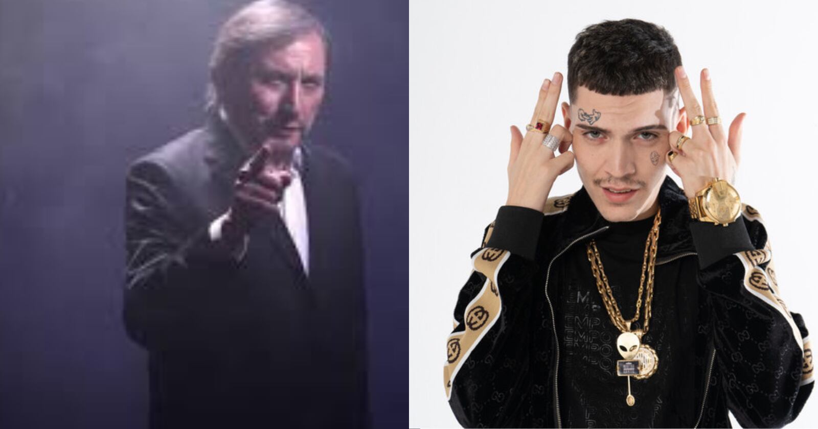 Marcianeke y Carlos Pinto