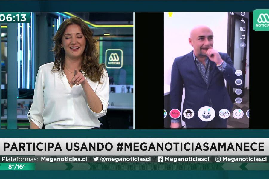 ¿Calvo o con melena? José Luis Repenning hizo reír a todos probando filtros de Snapchat en vivo