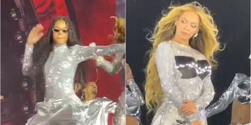 Blue y Beyoncé en el Renaissance World Tour