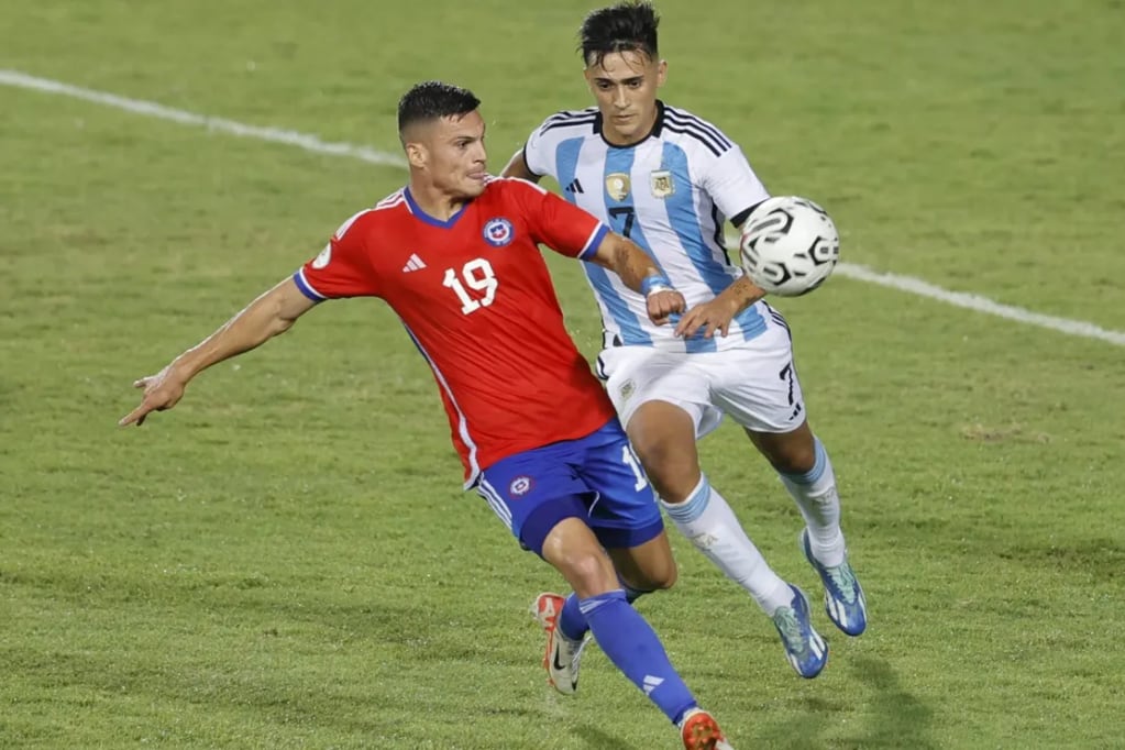 Lucas Cepeda en la selección chilena sub -23