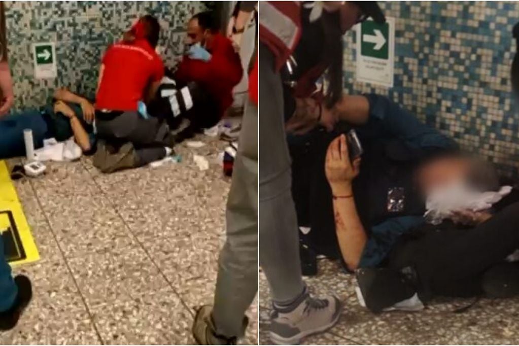 Guardia del Metro fue  agredido por una decena de sujetos.