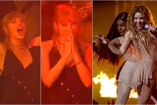 La reacción viral de Taylor Swift a show de Shakira en VMAs