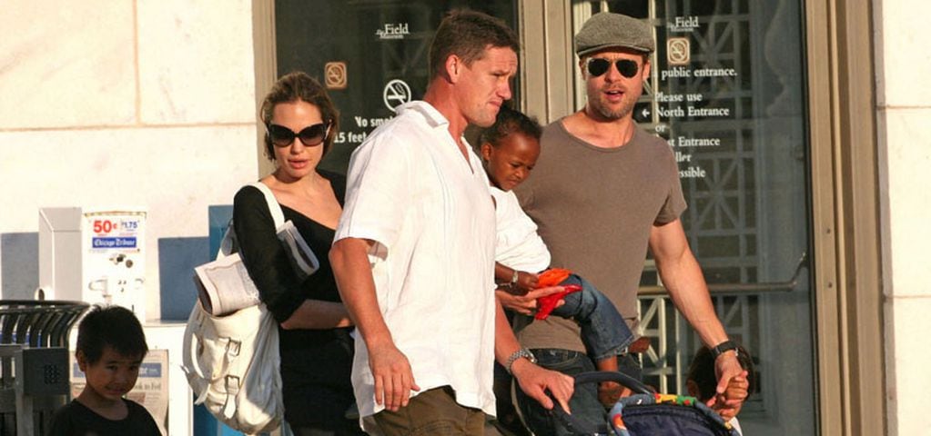 Angelina Jolie, Brad Pitt y sus hijos