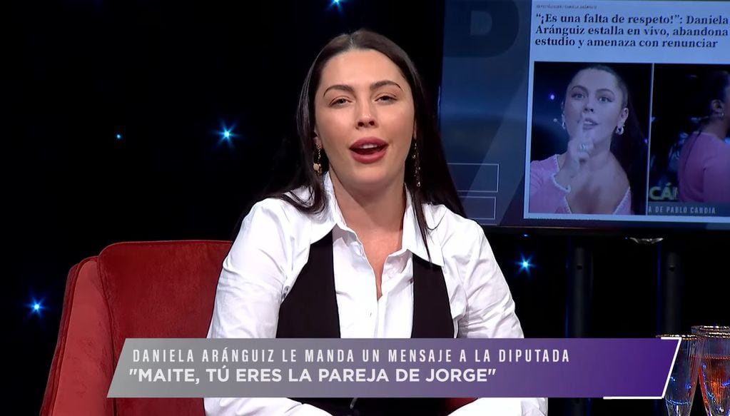 Daniela Aránguiz se lanzó otra vez contra la relación de Valdivia con Maite Orsini.