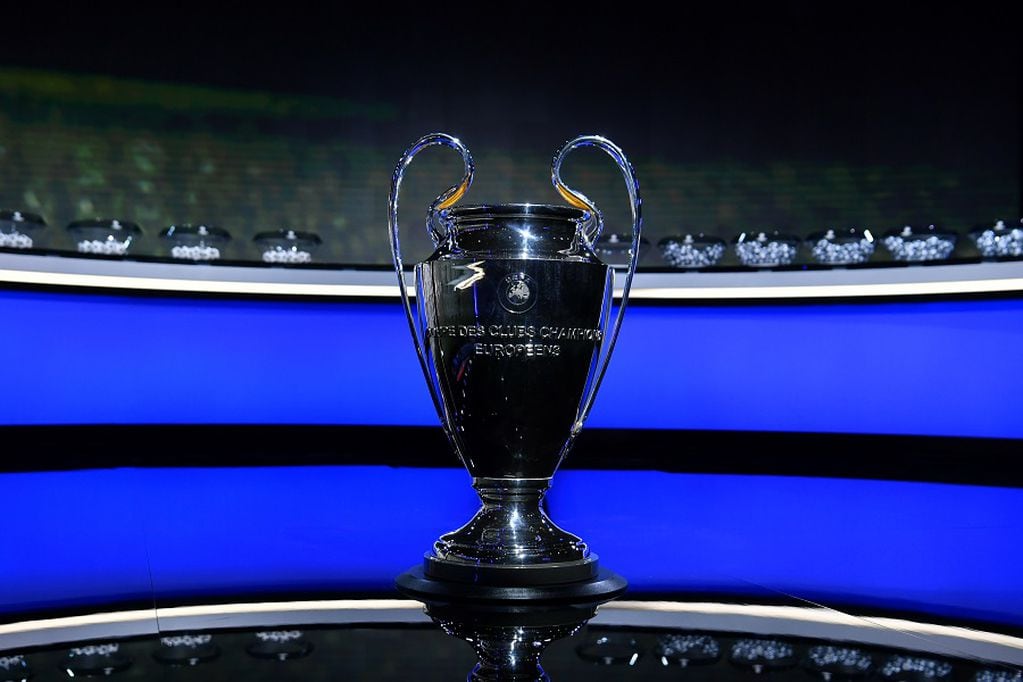 Soccer Football - Champions League - Group Stage Draw - Geneva, Switzerland - October 1, 2020  The Champions League is pictured during the draw   UEFA Pool/Handout via REUTERS??ATTENTION EDITORS - THIS IMAGE HAS BEEN SUPPLIED BY A THIRD PARTY. NO RESALES. NO ARCHIVES