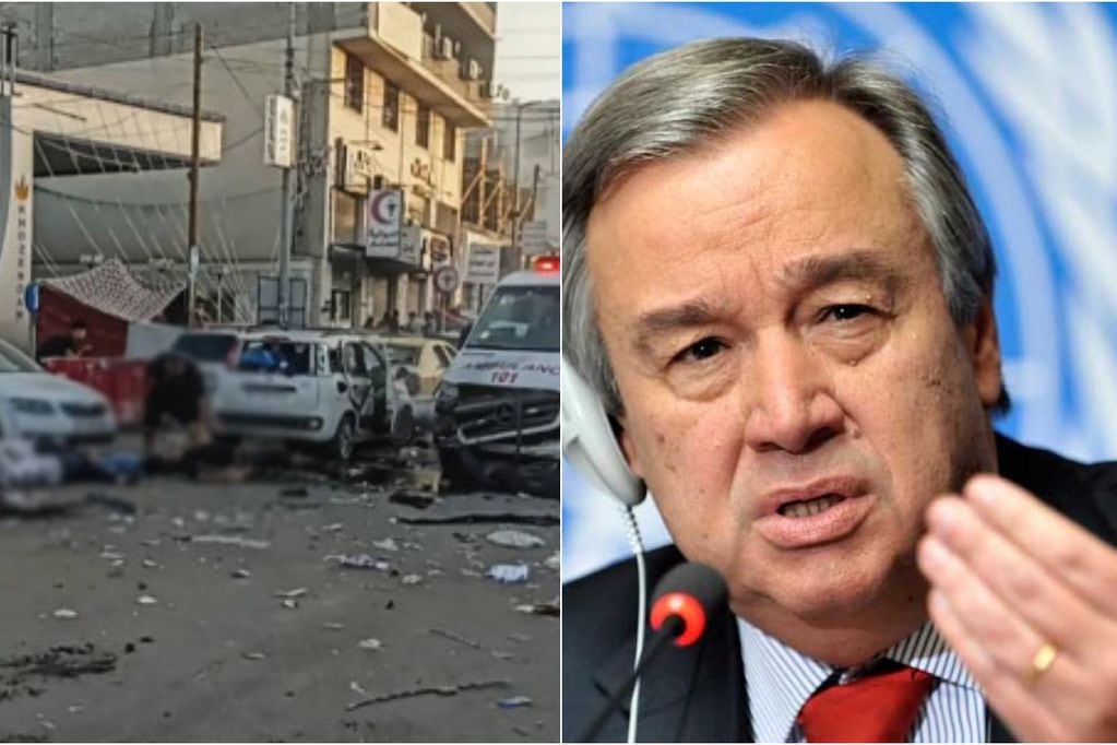 Secretario general de la ONU está horrorizado con mortal ataque de Israel a ambulancia en Gaza