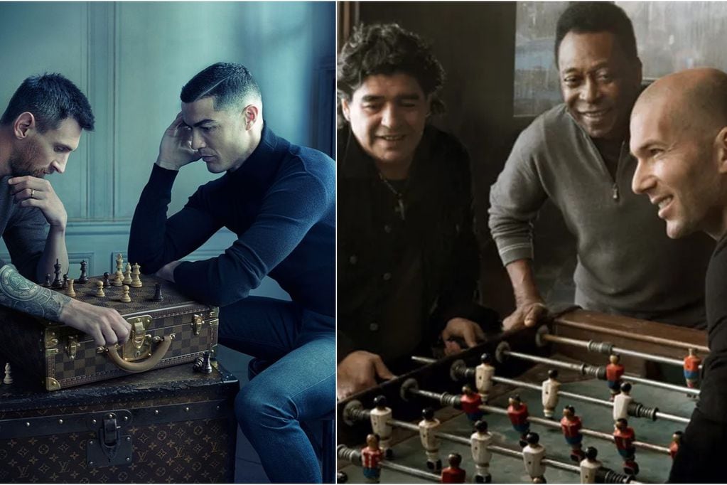 Daylight Studios  Annie Leibovitz repite con la firma Louis Vuitton y  retrata a Messi y Ronaldo en la previa del Mundial como hizo con Maradona,  Pelé y Zidane