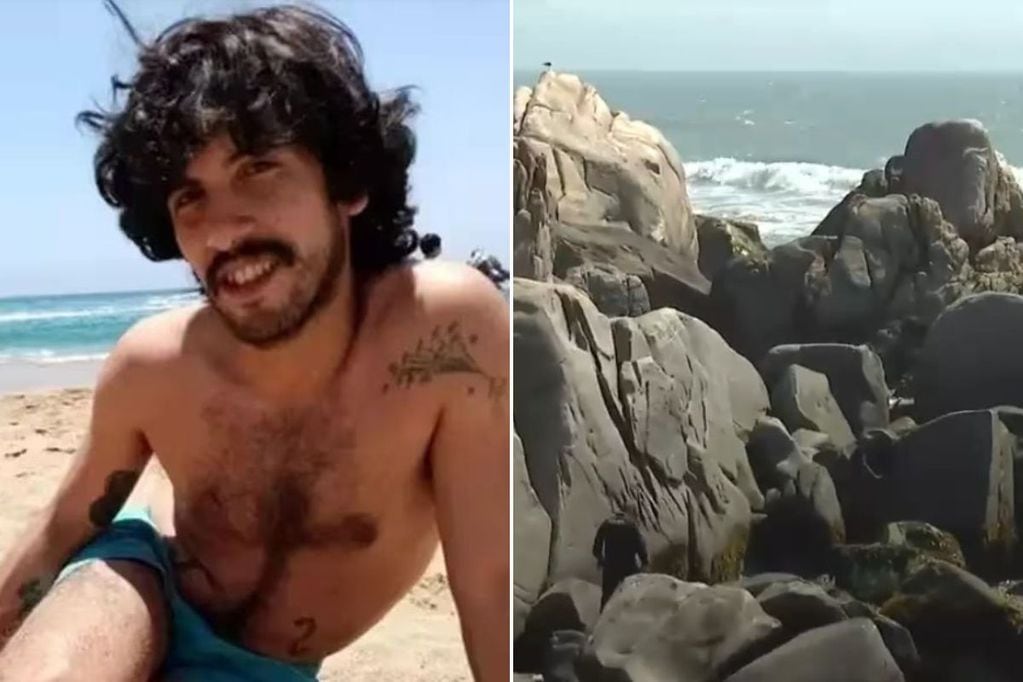 David Soto, argentino-chileno, desapareció en los roqueríos de Playa Marbella, en Santo Domingo.