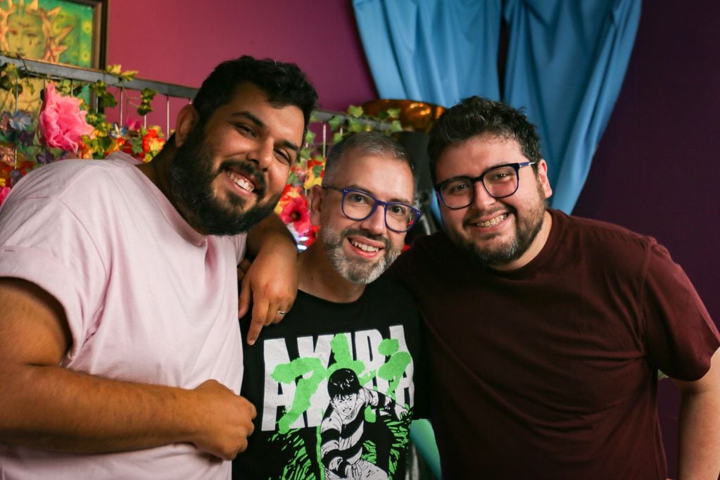 Marcelo Valverde, Héctor Romero y Luis Slimming. 
FOTO: BASTIAN SEPULVEDA