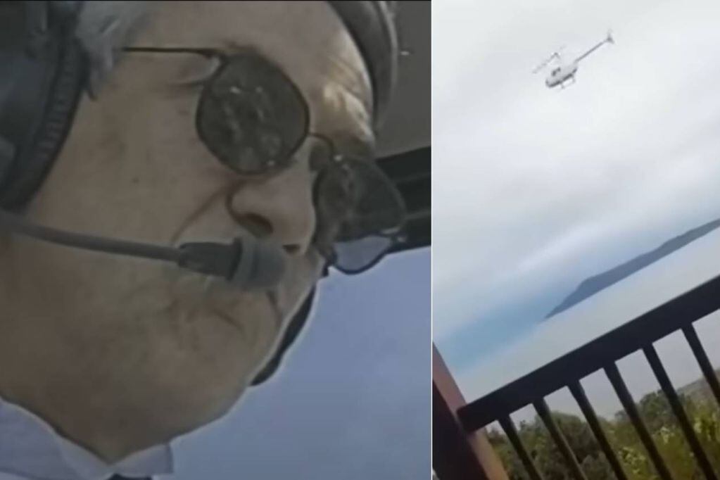 Sebastián Piñera sentía fascinación por el vuelo en helicóptero.