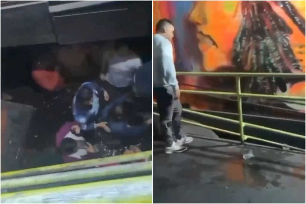 Piso de local nocturno colapsó en Osorno: asistentes terminaron en el subterráneo bajo el agua