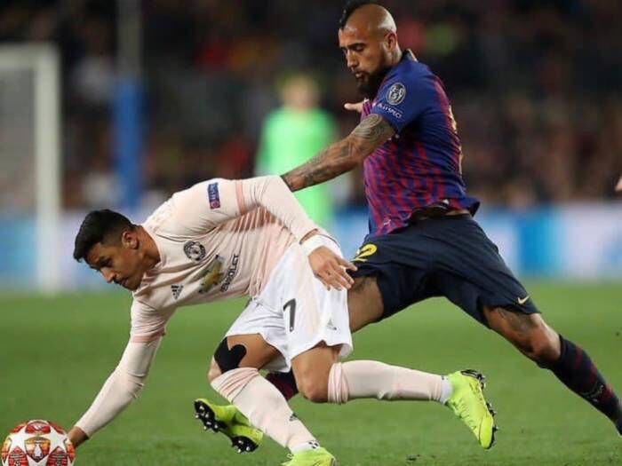 El comentado encuentro de Arturo Vidal con Alexis Sánchez