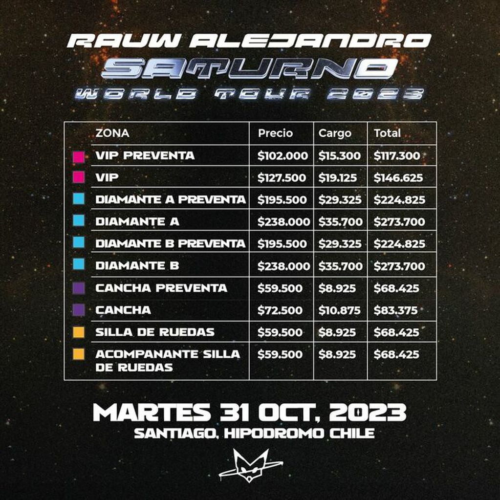 Comienza la venta de entradas para el concierto de Rauw Alejandro en Chile