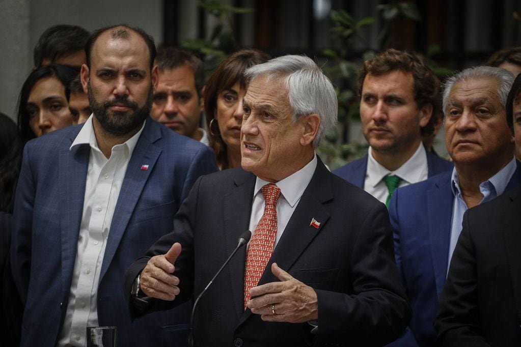 5 de noviembre del 2019/SANTIAGO
El presidente de la Republica, Sebastián Piñera, habla tras reunirse con las PYME.
FOTO: SEBASTIAN BELTRAN GAETE/AGENCIAUNO
