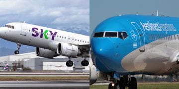 SKY Airline y Aerolíneas Argentinas