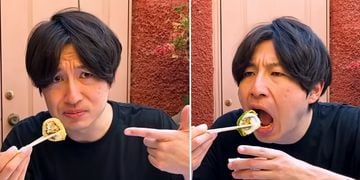 VIDEO: Japonés prueba el sushi en Chile