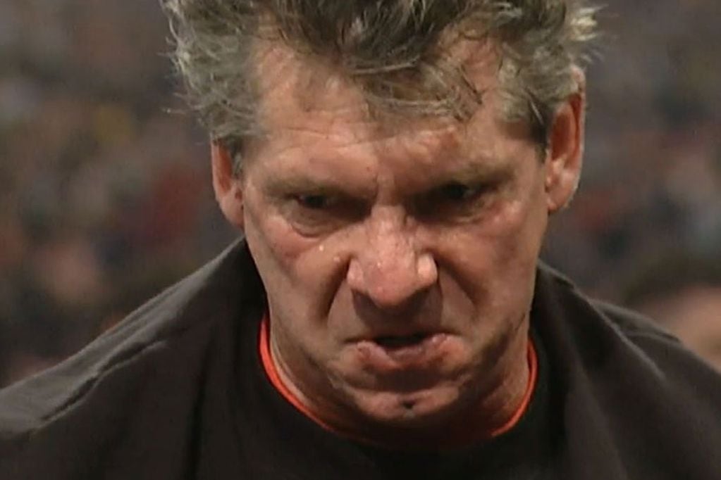 Vince durante una lucha, en 2001.