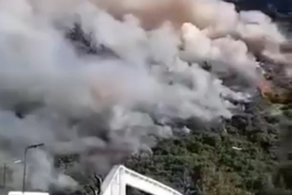 Incendio en Valdivia