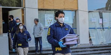 CHILLAN : PDI allanaron las dependencias de la Municipalidad