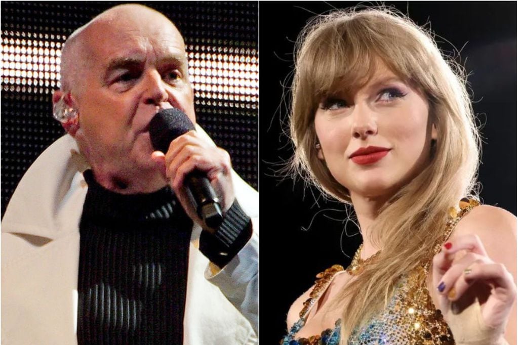 Profe chileno se cuadra con los “swifties” y le responde a Neil Tennant: “Quizá Taylor Swift nunca tenga un Billie Jean, pero...”. Fotos: Neil Tennant / Taylor Swift.