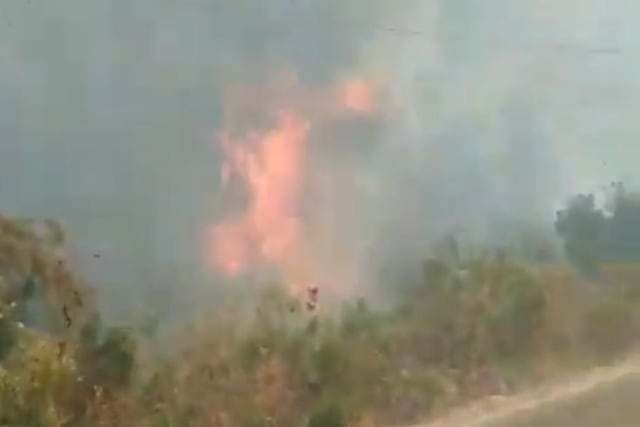 Incendio en Monte Patria.