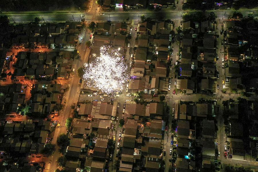 Explosivo aumento de fuegos artificiales ilegales en Año Nuevo