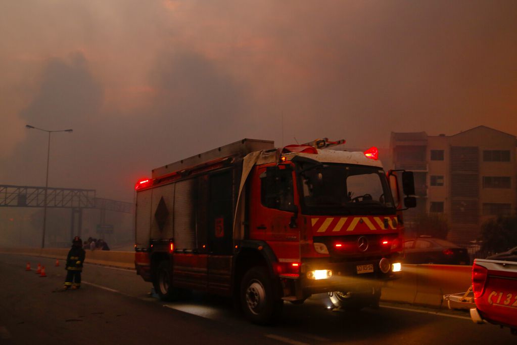 Incendios Forestales en la región de Valparaíso.