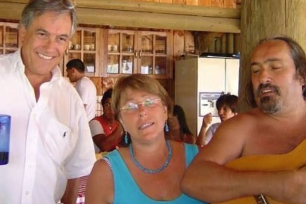 El asado que unió a Sebastián Piñera, Michelle Bachelet y el “Negro” Piñera en el Lago Caburgua