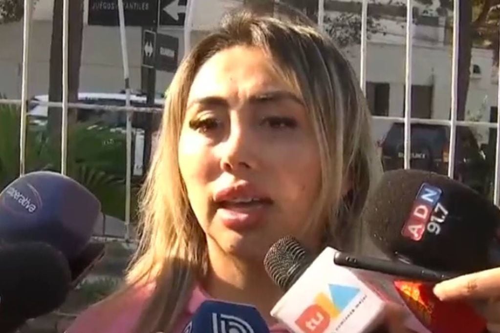 Naya Fácil habló con la prensa tras ser víctima de una violenta encerrona. /Foto: TVN.