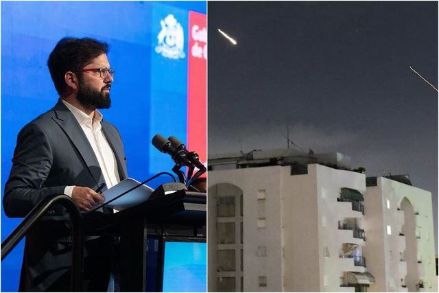 Presidente Gabriel Boric condenó ataques a través de misiles y drones por parte de Irán a Israel