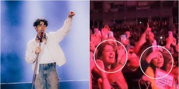 Pelea entre chilena y venezolana por un pandero en pleno concierto de Jonas Brothers