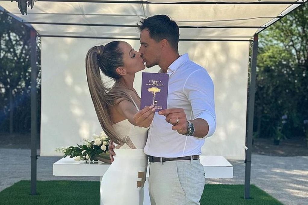 Marité Matus y Camilo Huerta se casaron esta semana.