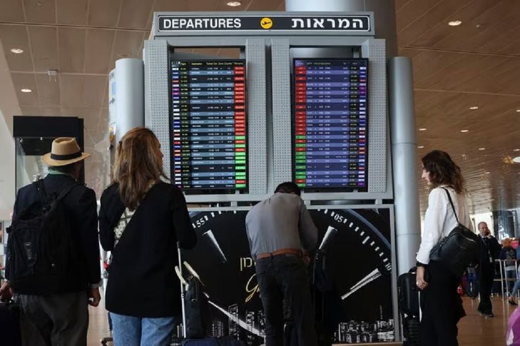Aeropuerto Internacional Ben Gurión, en Israel. (Foto: AP)