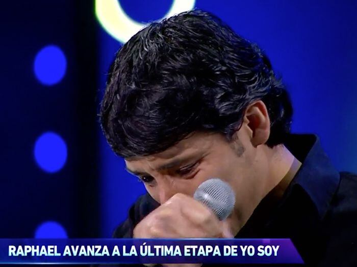 Imitador de Raphael se quebró sobre el escenario de 'Yo Soy': protagonizó emotivo momento