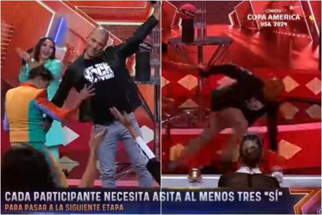 Julián Elfenbein protagonizó estrepitosa caída en Got Talent Chile