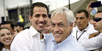 Sebastián Piñera y Juan Guaidó