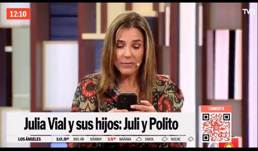 Julia Vial en "Buenos Días a Todos"