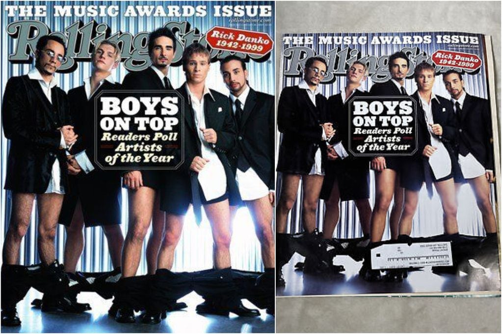 Los Backstreet Boys recrearon polémica portada en paños menores de hace 24 años