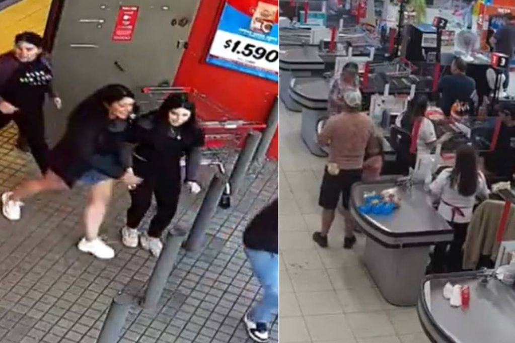 Mujeres robaban en supermercados de Conce.